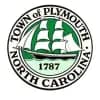 Seal of the Town of Plymouth, North Carolina, featuring a sailing ship and the year 1787.